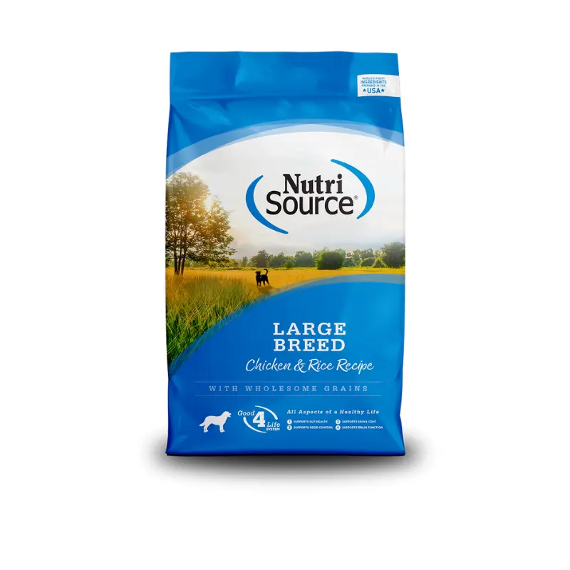 NutriSource Large Breed Adult Chicken-Rice 26lb