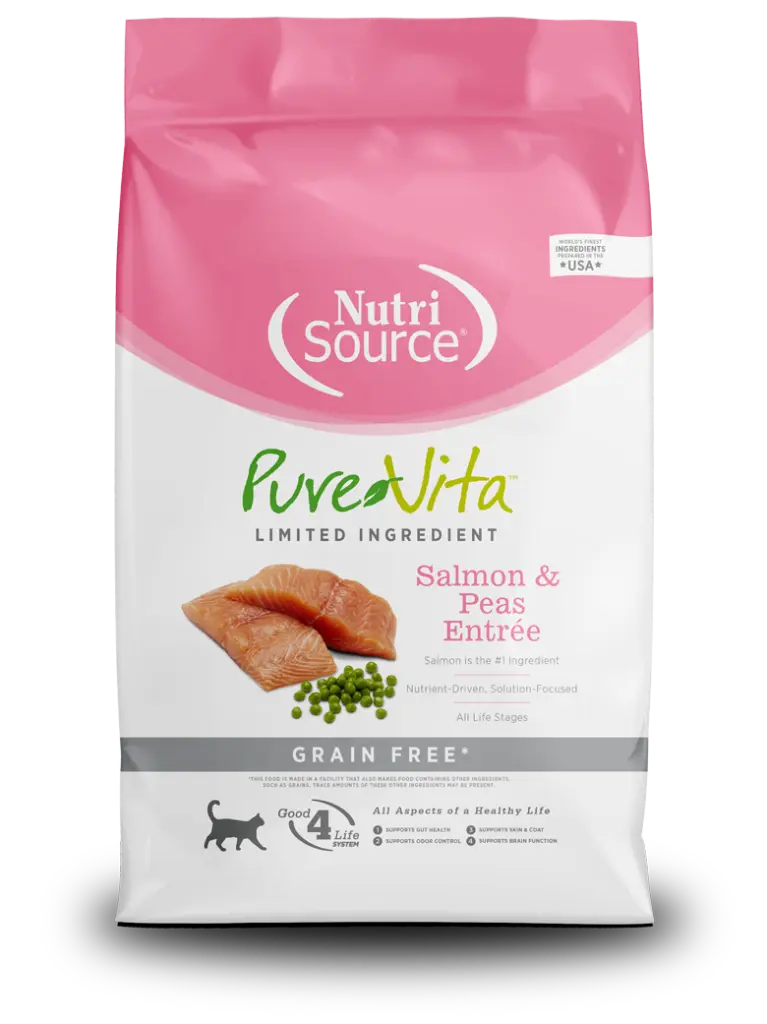 NutriSource Salmon PV Grain Free 15lb  Gato