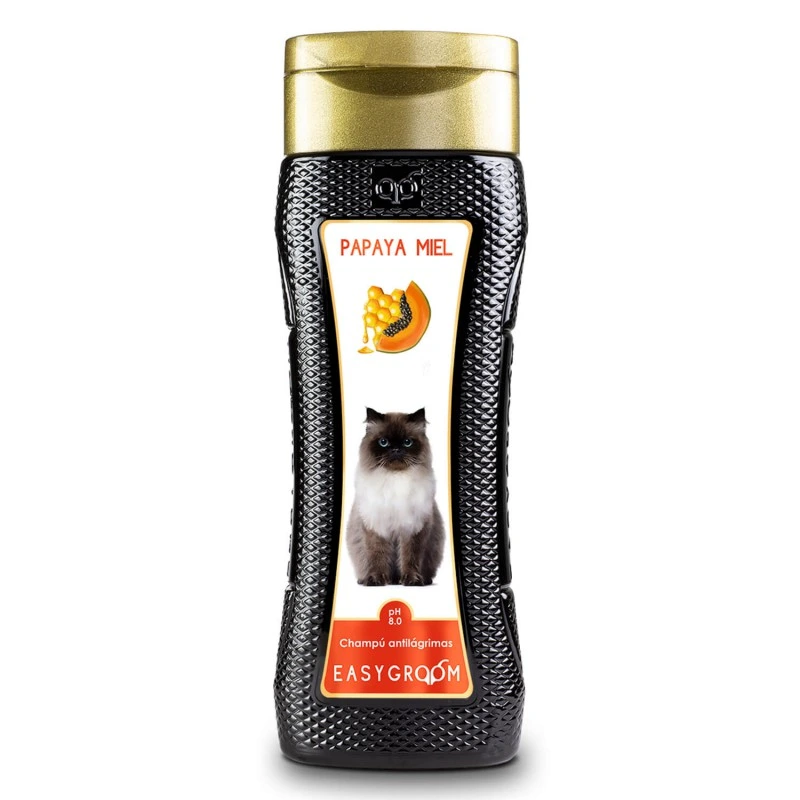 Shampoo EASY GROOM Papaya y Miel Gatos 